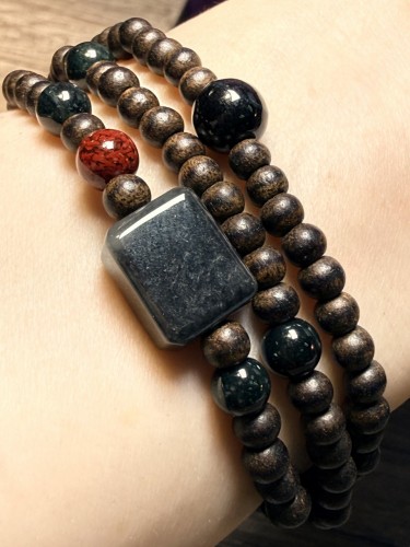 無事牌墨玉三圈