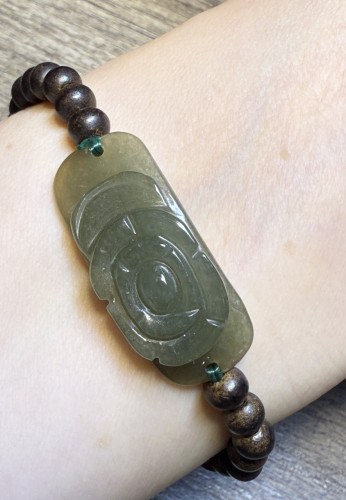 金絲綠花牌