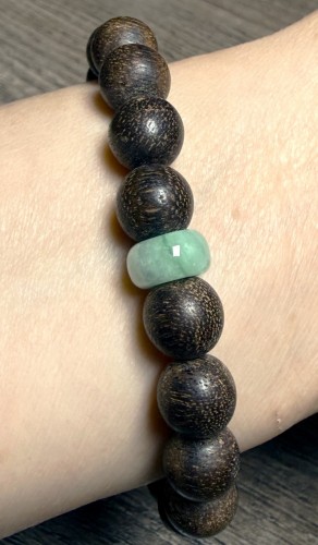 飄花翡翠平安扣